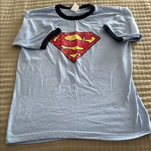 Blue Superman Logo T-Shirt